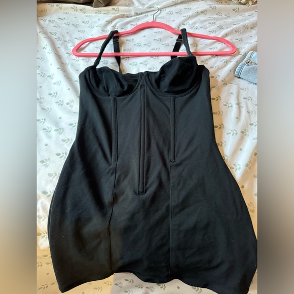 Cotton corset dress in the color soot from Skims! - Picture 1 of 4